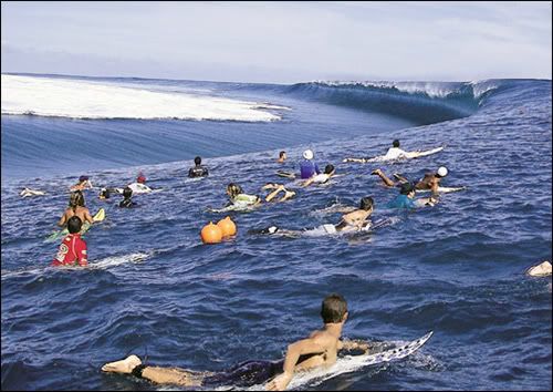 Body Surfing Teahupoo