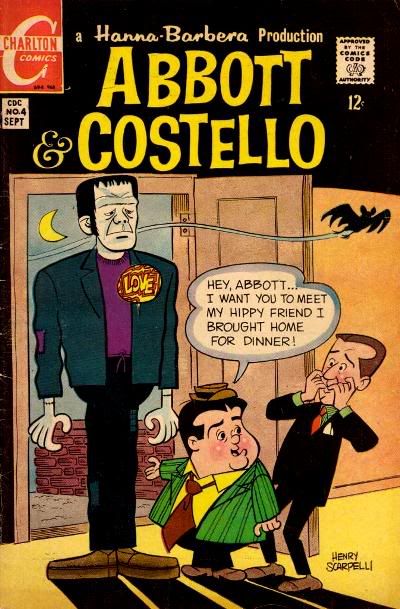 Abbott Costello Frankenstein Charlton comic book