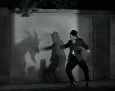 Do Detectives Think Oliver Hardy goat shadow