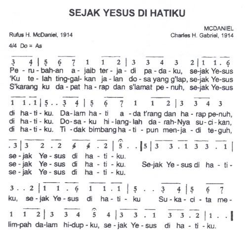 Sejak Yesus Di Hatiku – Let Lost Get Found