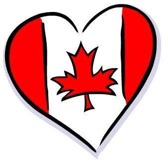 Canada Flag Heart
