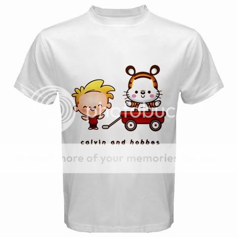 New Calvin and Hobbes Cartoon Comics Funny T Shirt Tee S M L XL 2XL 