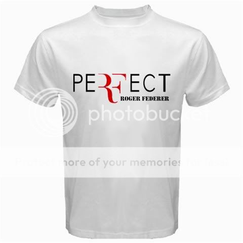 New Roger Federer Perfect Tennis 2011 T Shirt RF Tee S M L XL 2XL 3XL 