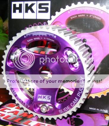 HKS ADJ CAM PULLEYS (PAIR) COROLLA 4AGE SLIDE GEAR AE86  