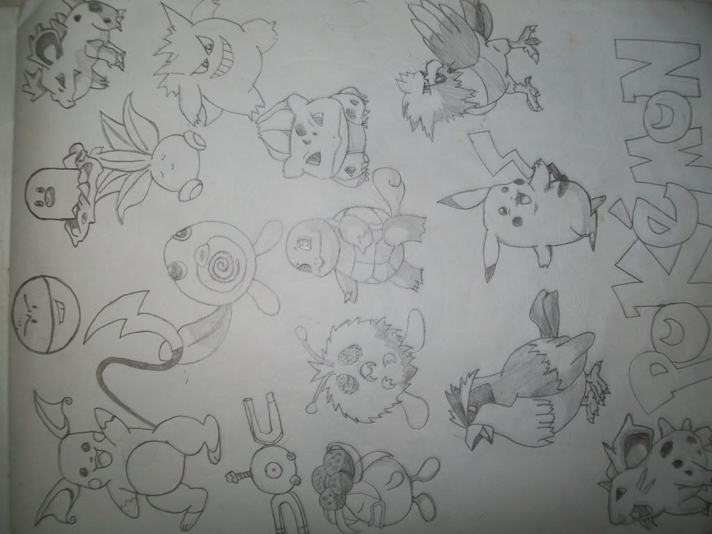[PokeCommunity.com] Some of my sketches.
