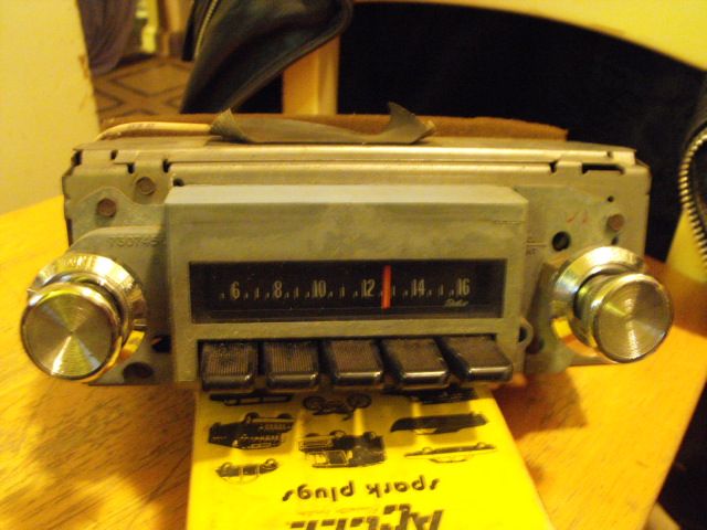 1969 1972 Pontiac GTO LeMans Radio Complete Knobs Wiring Plugs Working Clean